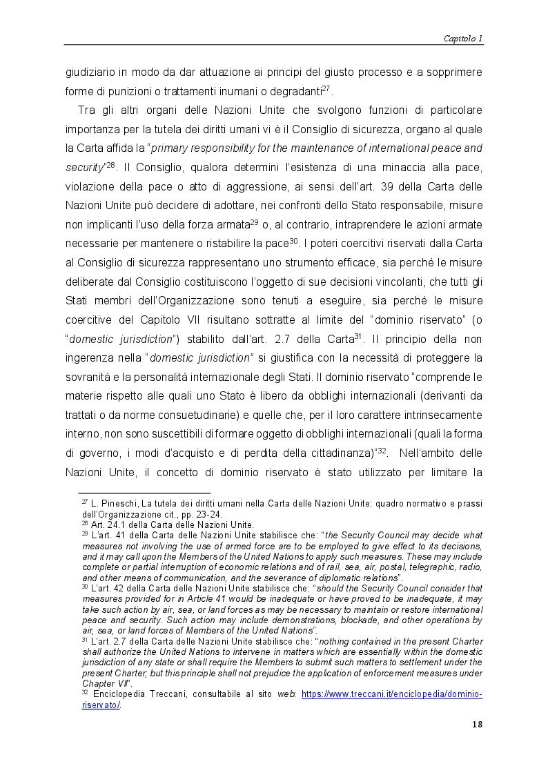 Anteprima della tesi: TUTELA INTERNAZIONALE DEI DIRITTI UMANI E COVID-19: un'analisi delle misure di contenimento alla luce del Patto internazionale sui diritti civili e politici e della Convenzione europea dei diritti umani, Pagina 7