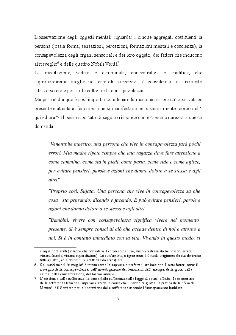 Anteprima della tesi: Mindfulness, accettazione e compassione: nuove strategie di intervento nel trattamento della schizofrenia, Pagina 7