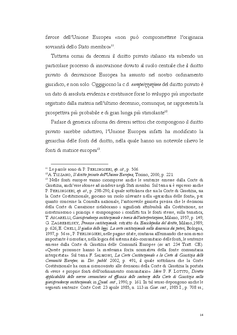 Anteprima della tesi: Chiarezza e comprensibilità delle clausole contrattuali: trasparenza e funzione normativa dei principi, Pagina 11