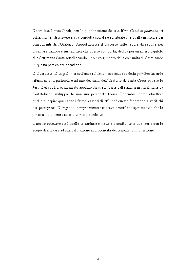 Anteprima della tesi: La quinta voce, una tradizione castellanese, Pagina 4