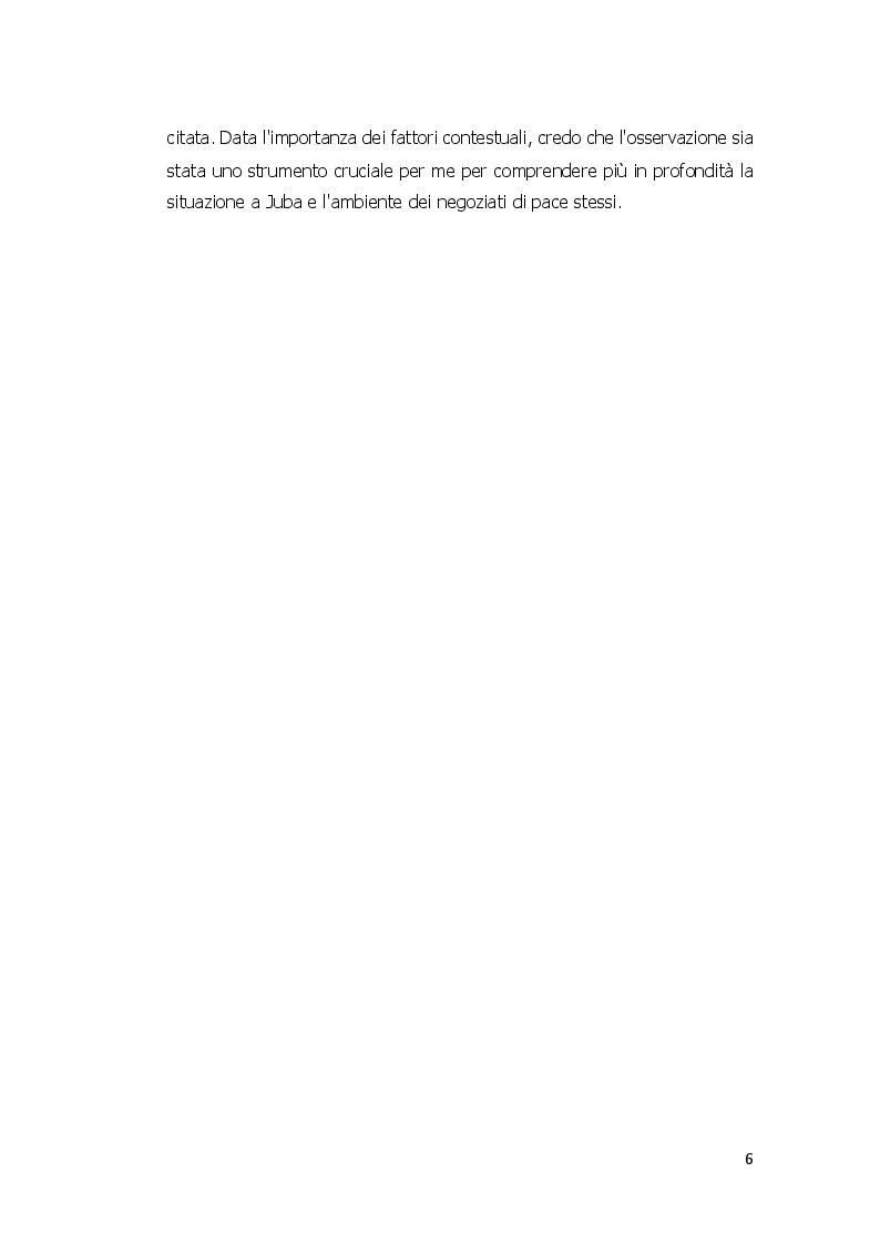 Anteprima della tesi: Negoziati di pace e PeaceBuilding in Sud Sudan: il ruolo dell’Intergovernmental Authority on Development (IGAD), Pagina 5
