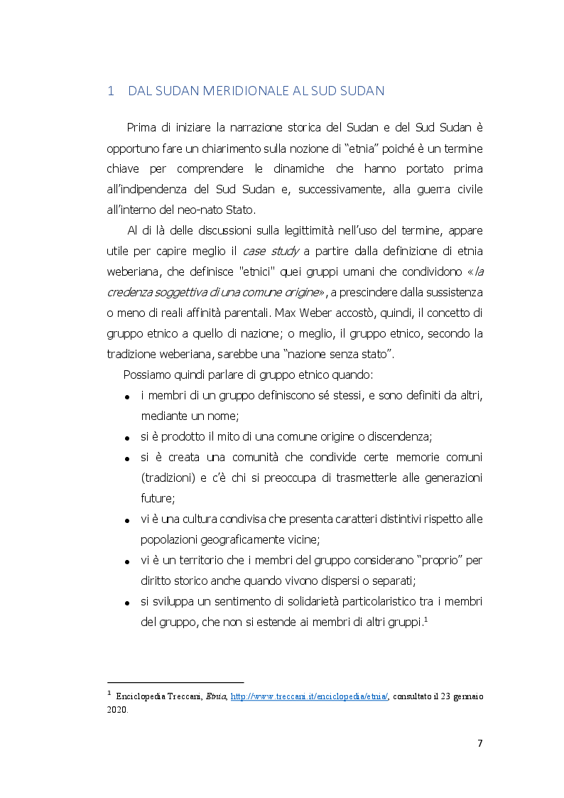 Anteprima della tesi: Negoziati di pace e PeaceBuilding in Sud Sudan: il ruolo dell’Intergovernmental Authority on Development (IGAD), Pagina 6