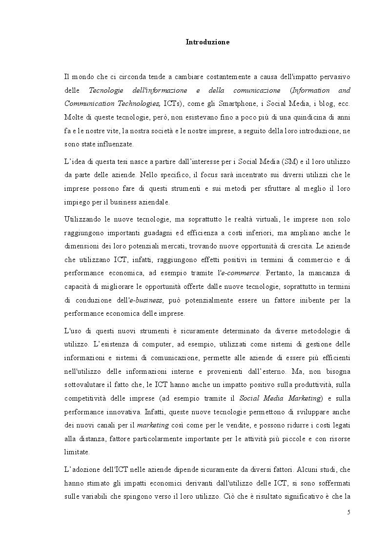 Anteprima della tesi: Social Media e imprese: stato dell'arte e implicazioni psicologiche, Pagina 3