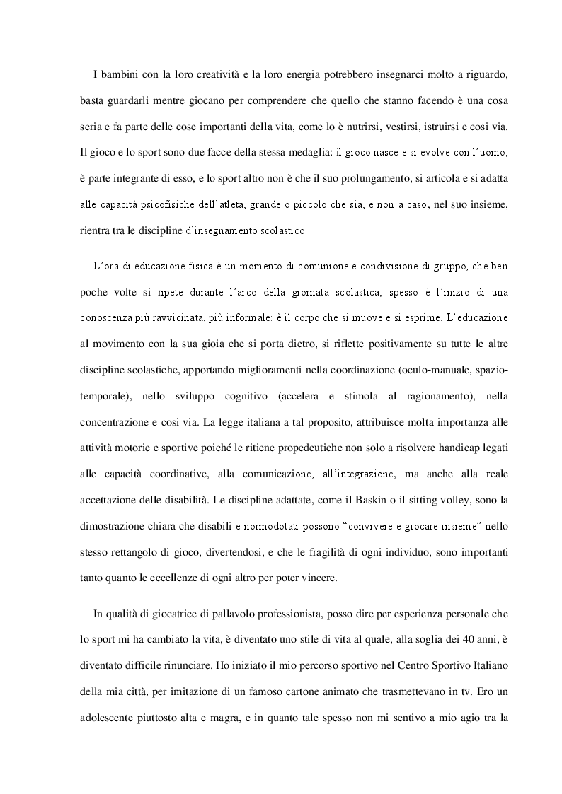 Anteprima della tesi: Lo Sport per Tutti, Pagina 3
