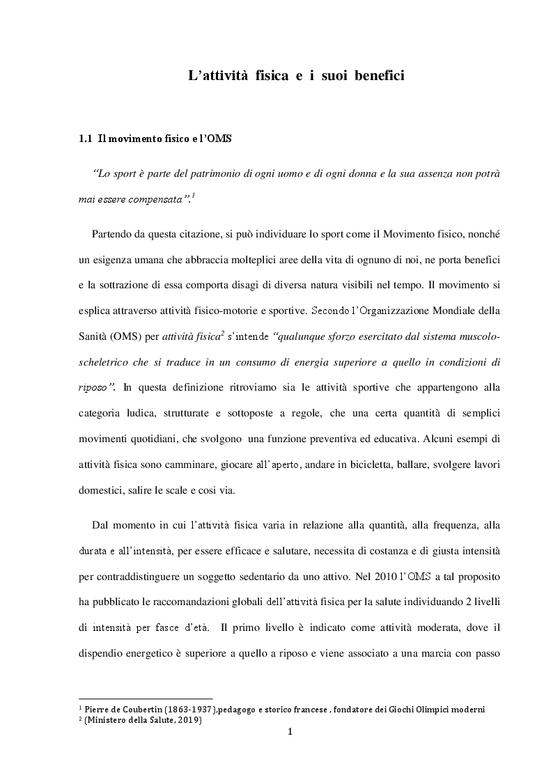 Anteprima della tesi: Lo Sport per Tutti, Pagina 5