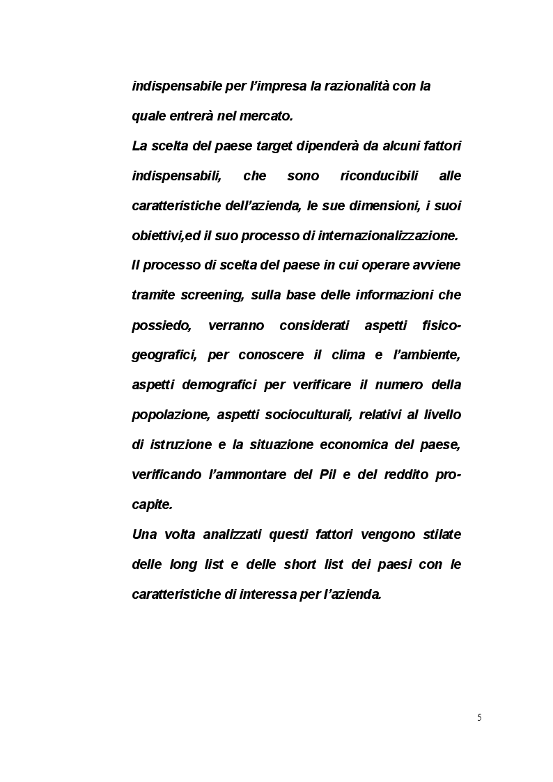 Anteprima della tesi: La competetitività d'impresa nel settore dello sportswear e le strategie di sviluppo internazionale . Il caso Adidas, Pagina 6