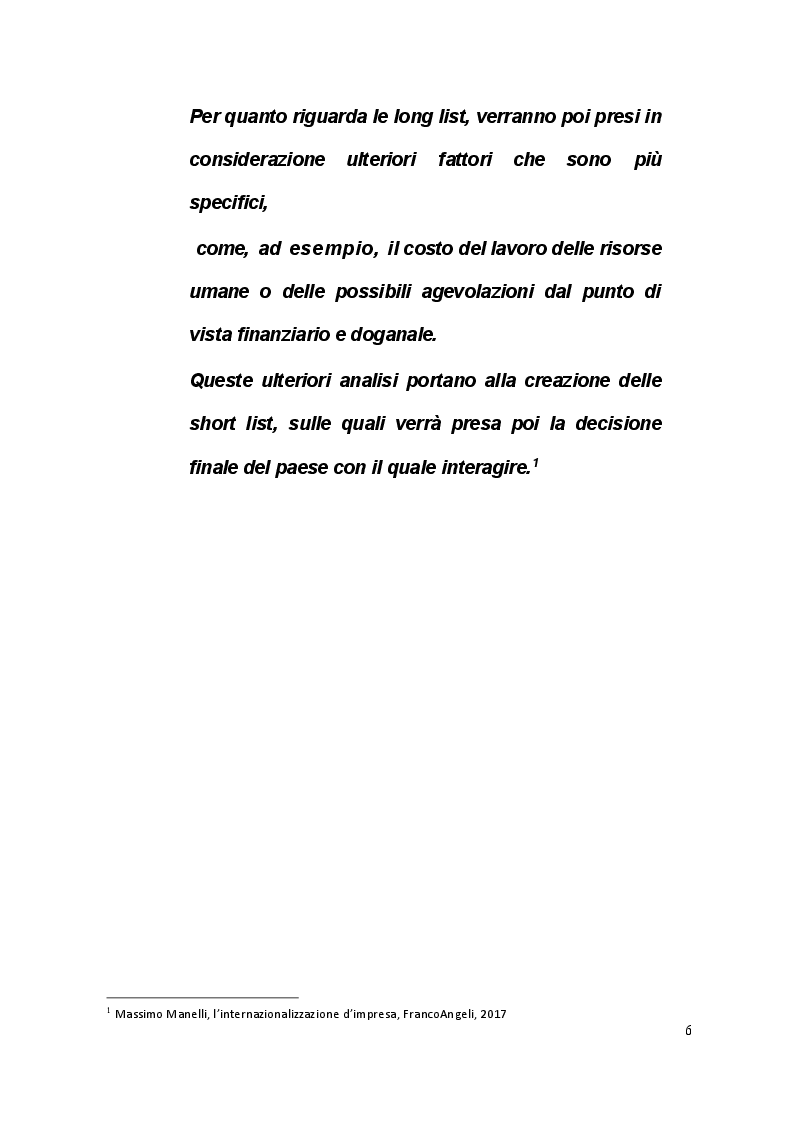Anteprima della tesi: La competetitività d'impresa nel settore dello sportswear e le strategie di sviluppo internazionale . Il caso Adidas, Pagina 7