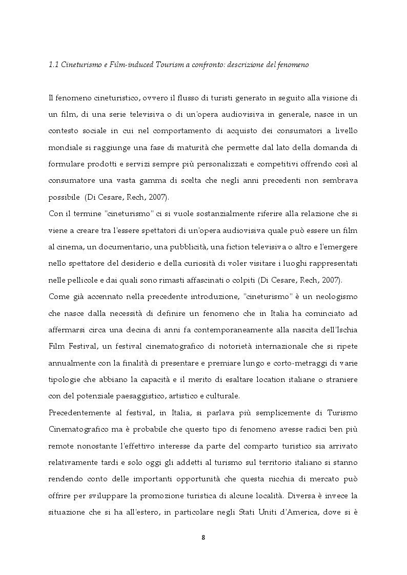 Anteprima della tesi: Cine-turismo, uno strumento di promozione turistica per le location: analisi della professione di location manager, Pagina 5