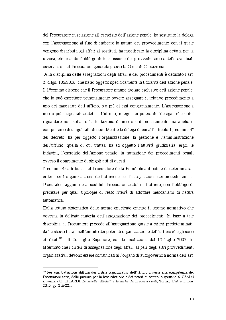 Anteprima della tesi: I problemi dei criteri di priorità nell'esercizio dell'azione penale, Pagina 10