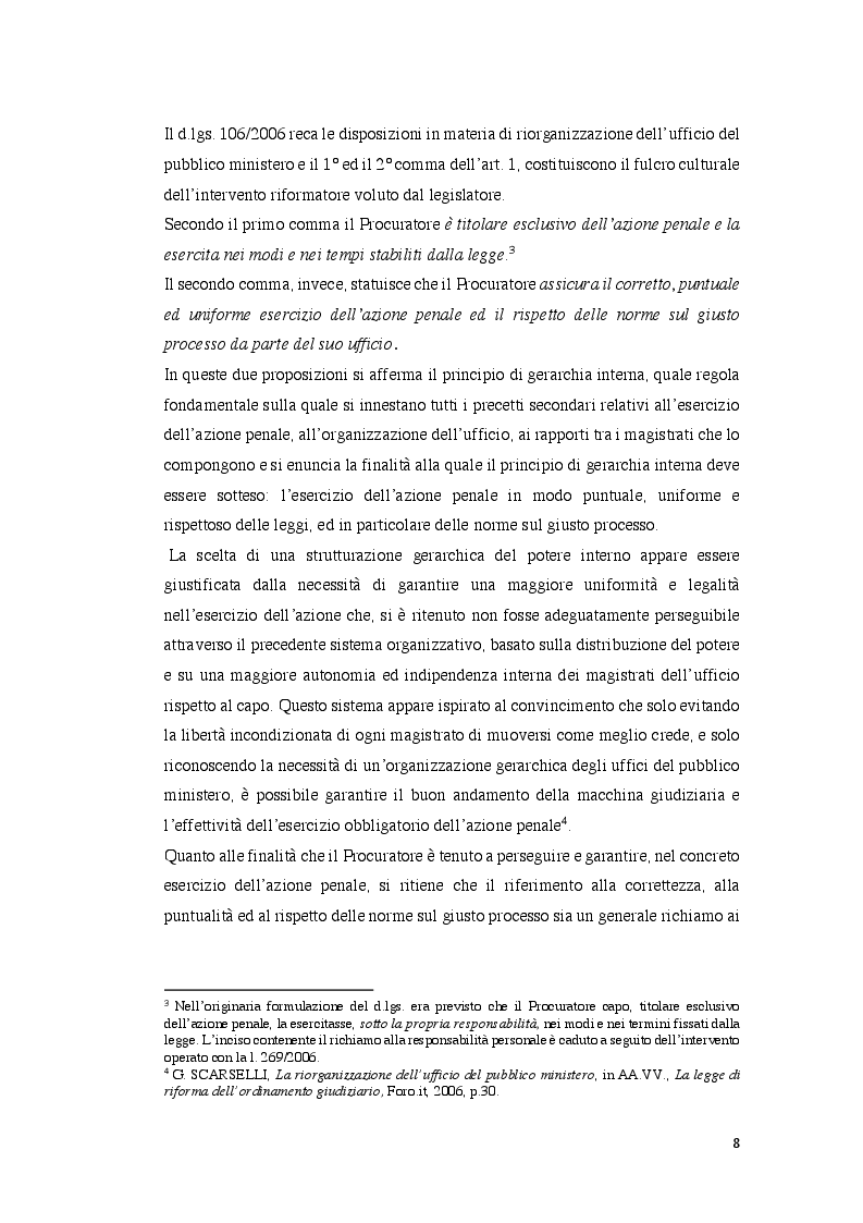 Anteprima della tesi: I problemi dei criteri di priorità nell'esercizio dell'azione penale, Pagina 5