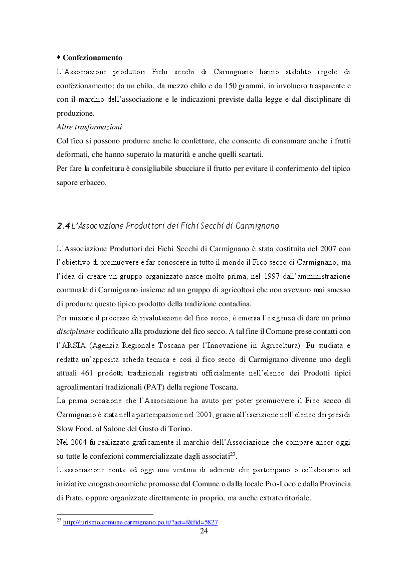 Anteprima della tesi: Strategie e strumenti per la valorizzazione dei prodotti tradizionali: il caso del Fico Secco di Carmignano, Pagina 5