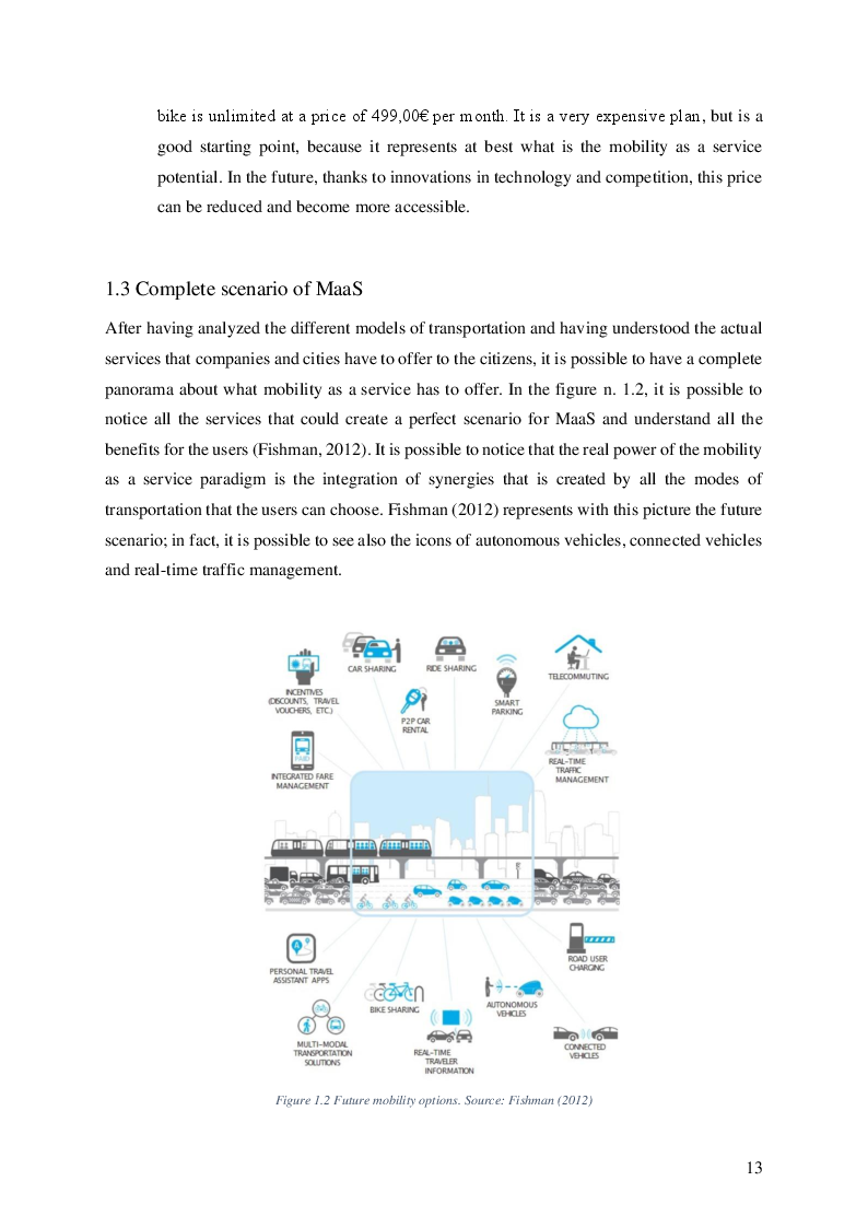 Anteprima della tesi: Mobility as a service and autonomous vehicles: a perspective on the future of mobility, Pagina 8