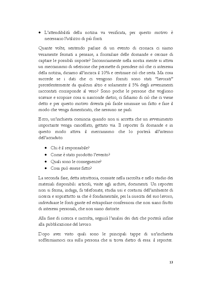 Anteprima della tesi: Tell a story: nascita ed evoluzione del giornalismo d'inchiesta e di mafia, Pagina 7