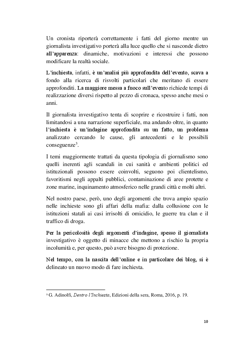 Anteprima della tesi: Crime Stories: la spettacolarizzazione dei fatti di cronaca nera, Pagina 8