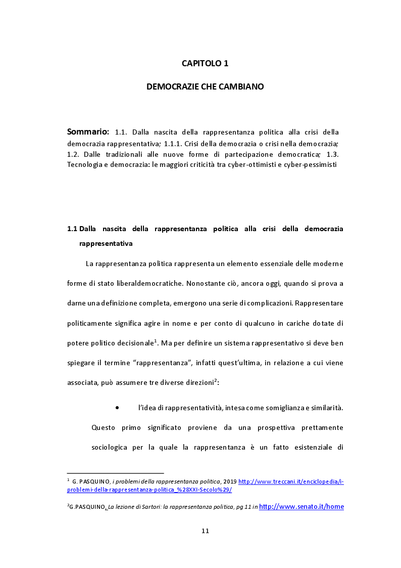 Anteprima della tesi: Dilemmi e ambiguità della partecipazione online, tra nuove piattaforme e social media, Pagina 6