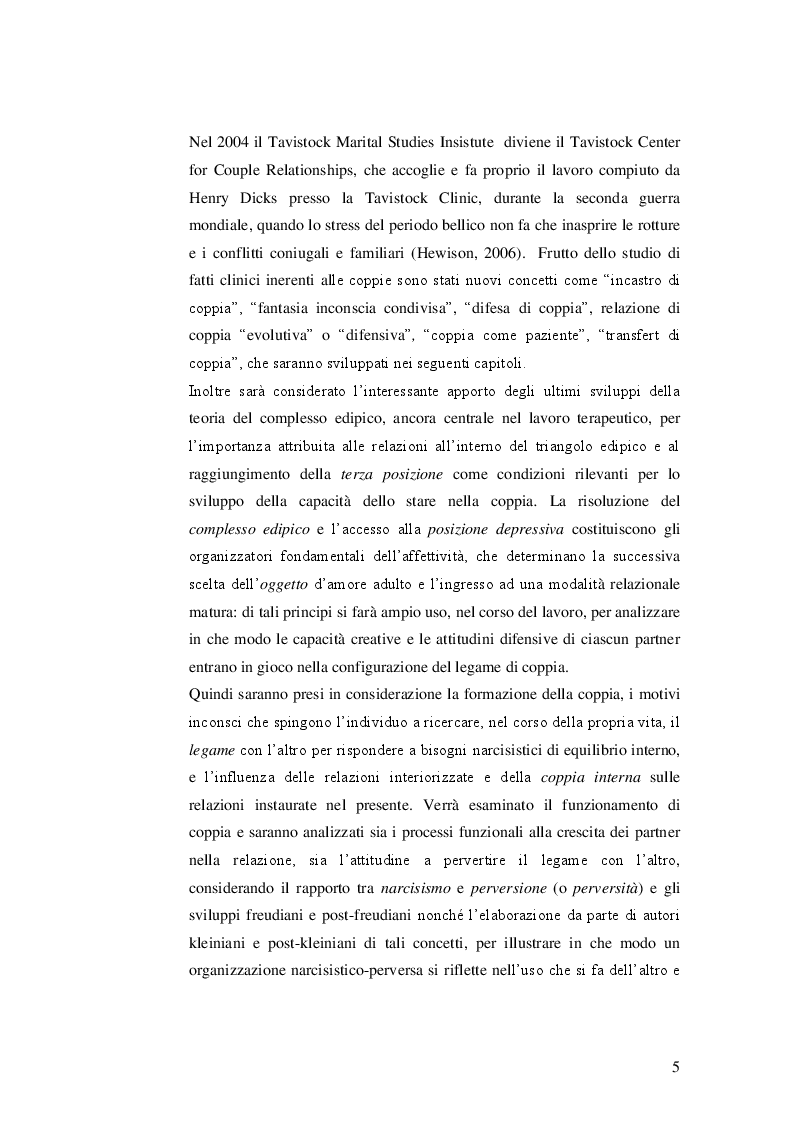 Anteprima della tesi: Dinamiche funzionali e disfunzionali nella coppia: tra intimità e perversione, Pagina 3