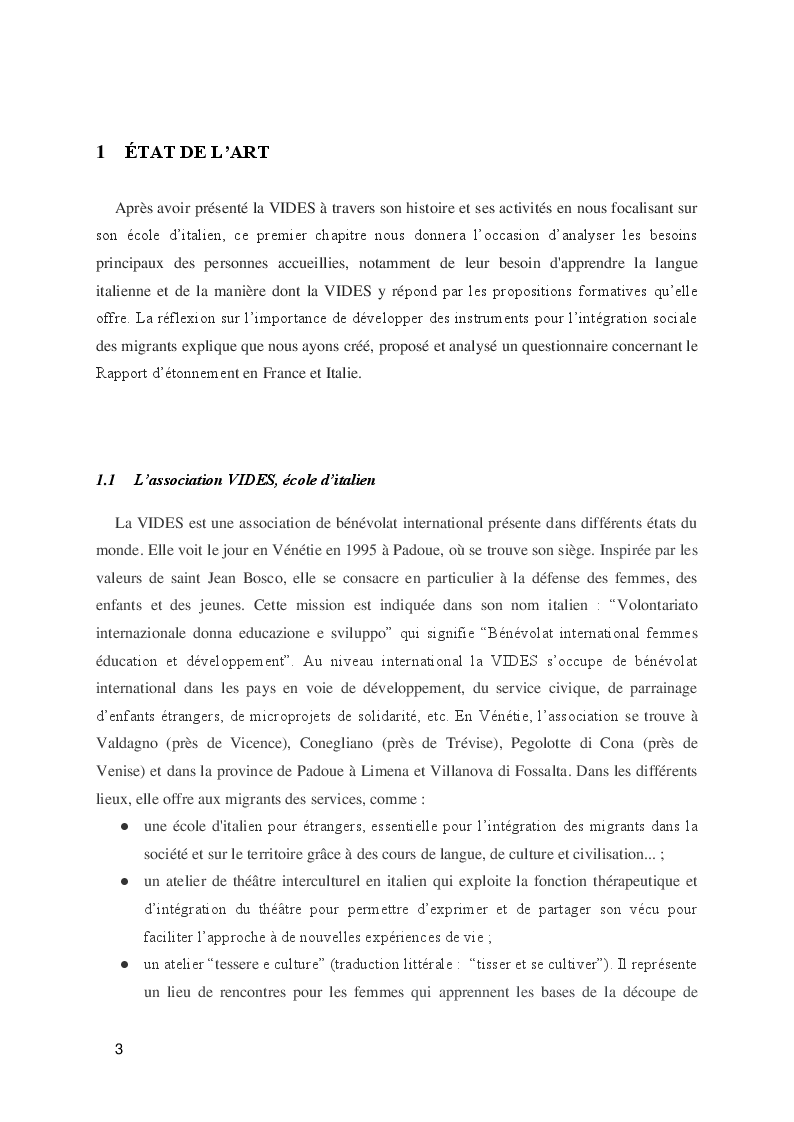 Anteprima della tesi: IL RAPPORTO DI STUPORE COME STRUMENTO DI INTEGRAZIONE DEI MIGRANTI - Traduzione, analisi traduttologica e adattamento di documenti francofoni, Pagina 5