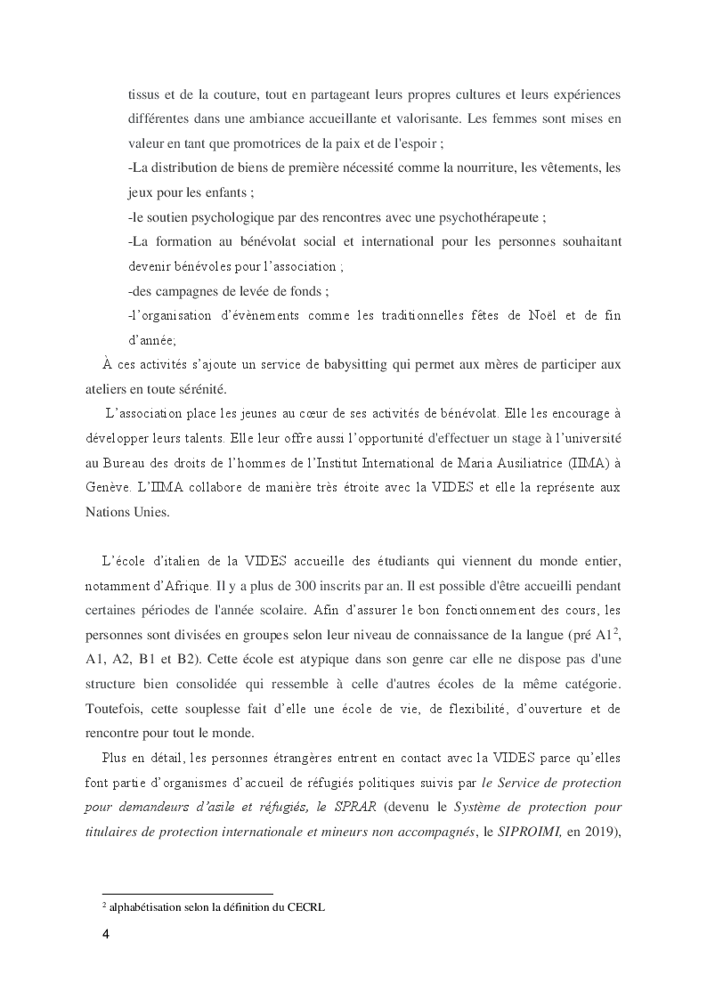 Anteprima della tesi: IL RAPPORTO DI STUPORE COME STRUMENTO DI INTEGRAZIONE DEI MIGRANTI - Traduzione, analisi traduttologica e adattamento di documenti francofoni, Pagina 6
