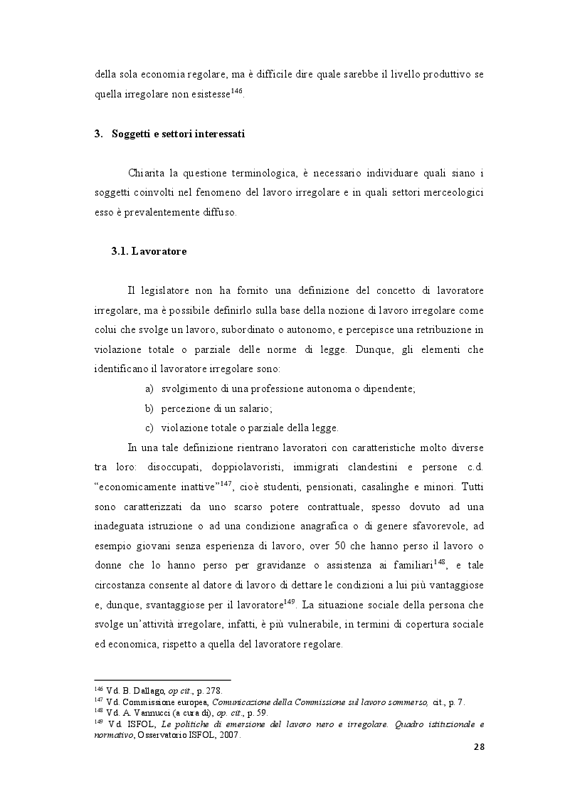 Anteprima della tesi: Il contrasto al lavoro irregolare, Pagina 5