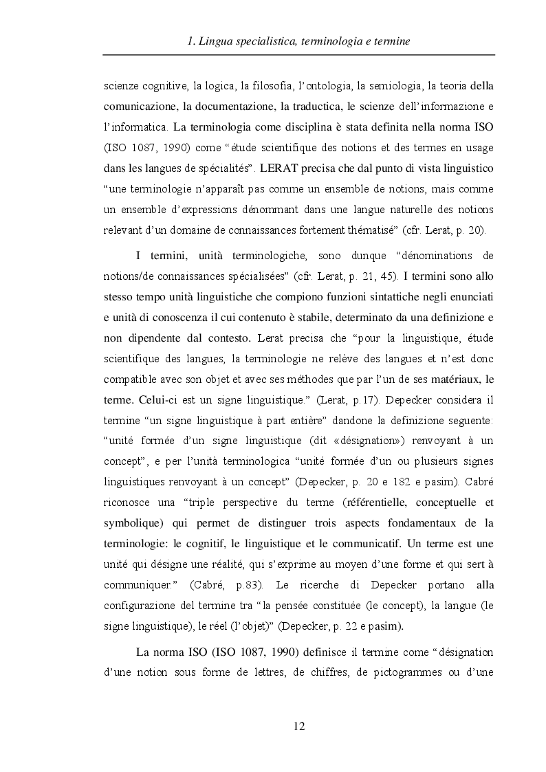 Anteprima della tesi: Terminologia elettronica in francese e italiano, Pagina 5
