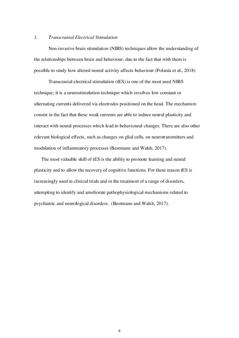 Anteprima della tesi: The Effect of Transcranial Direct-Current Stimulation of Right Anterior Superior Temporal Sulcus in Adults Related to Autism Traits, Pagina 5