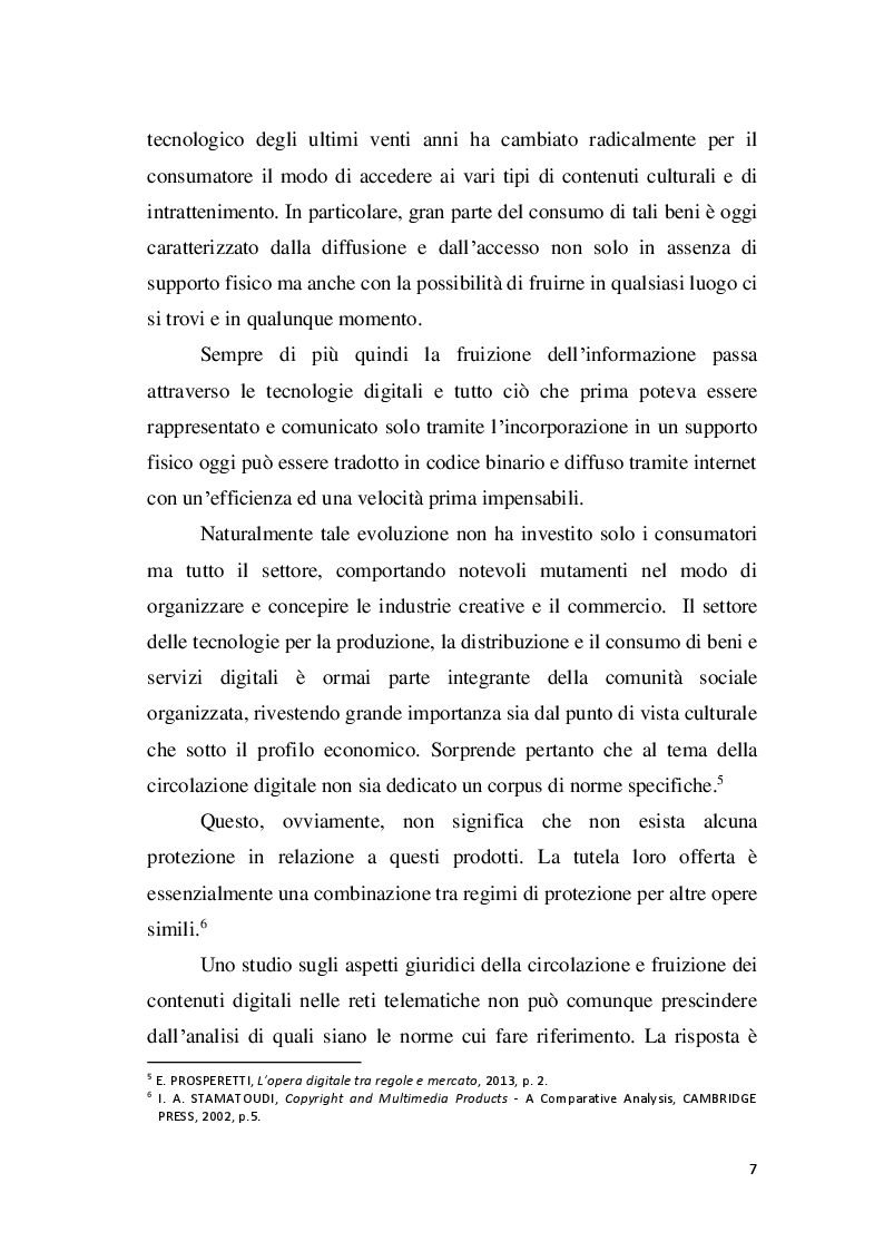 Anteprima della tesi: Profili Giuridici del Commercio Elettronico di Prodotti Digitali - Un'analisi di Diritto Comparato, Pagina 4