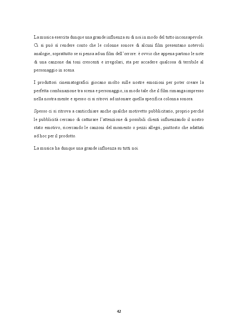 Anteprima della tesi: Musica, cervello ed emozioni. Dall'attivazione cerebrale ai disturbi congeniti, Pagina 6