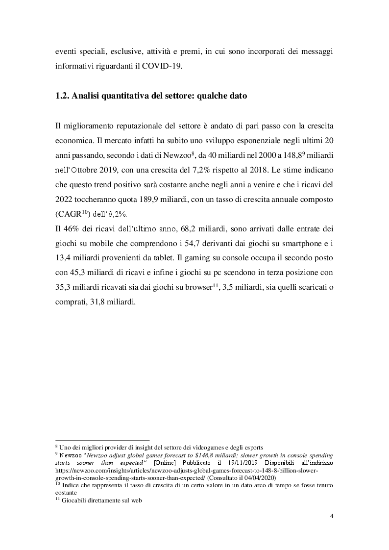 Anteprima della tesi: Il settore dei videogiochi e il game marketing. Due casi messi a confronto: League of Legends di Riot Games e World of Warcraft di Blizzard Entertainment, Pagina 5
