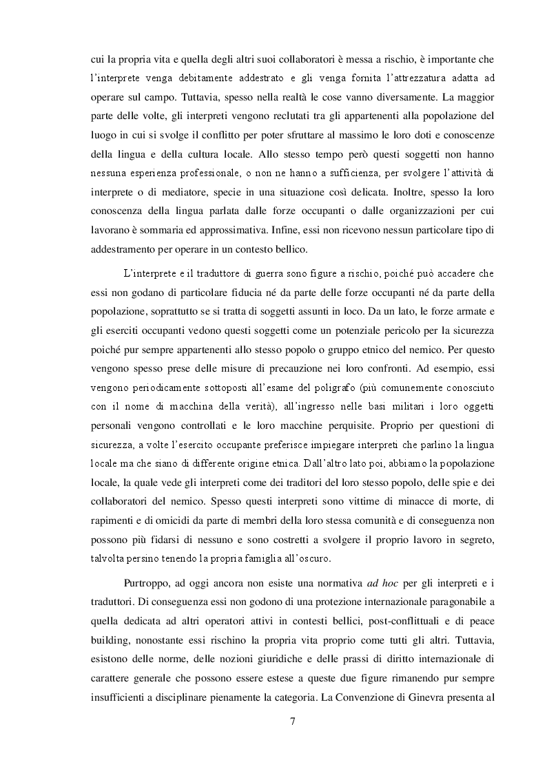 Anteprima della tesi: Interpreti di Guerra: L'importanza della lingua nella risoluzione dei conflitti, Pagina 5