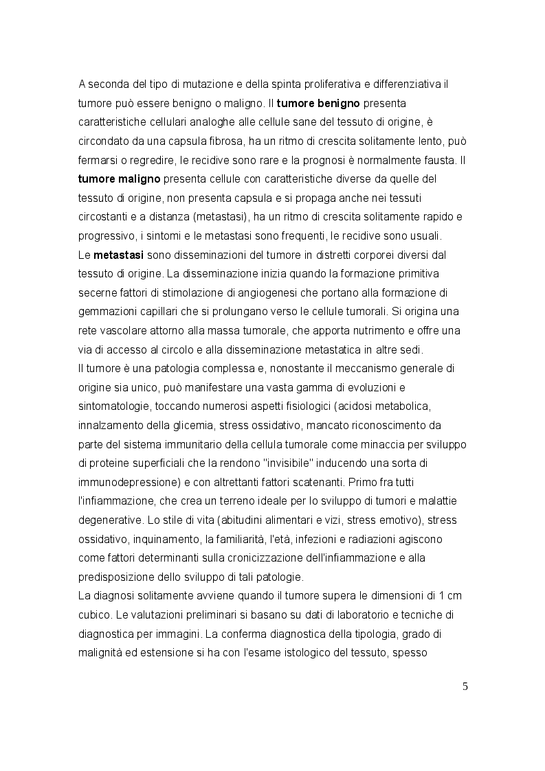 Anteprima della tesi: L'ERBORISTA LAUREATO IN ONCOLOGIA INTEGRATA - La figura dell'Erborista e l'utilizzo della Fitoterapia come terapia complementare e di sostegno nel paziente oncologico, Pagina 4