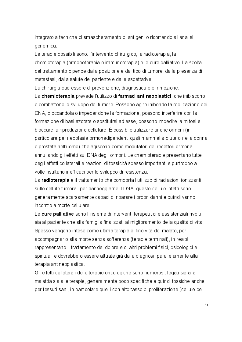 Anteprima della tesi: L'ERBORISTA LAUREATO IN ONCOLOGIA INTEGRATA - La figura dell'Erborista e l'utilizzo della Fitoterapia come terapia complementare e di sostegno nel paziente oncologico, Pagina 5