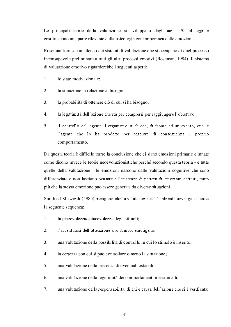 Anteprima della tesi: Le emozioni e l'apprendimento on line: un contributo di ricerca, Pagina 4