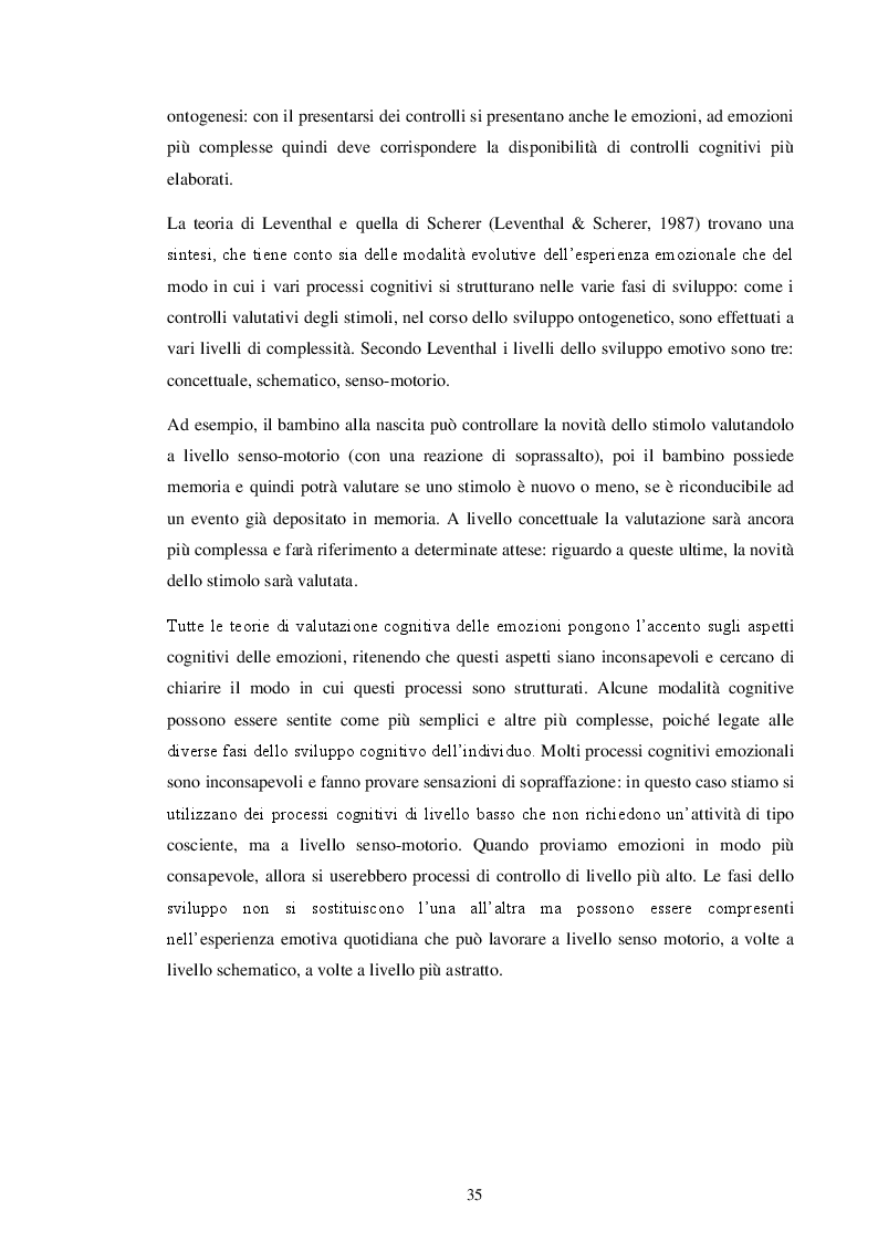 Anteprima della tesi: Le emozioni e l'apprendimento on line: un contributo di ricerca, Pagina 8
