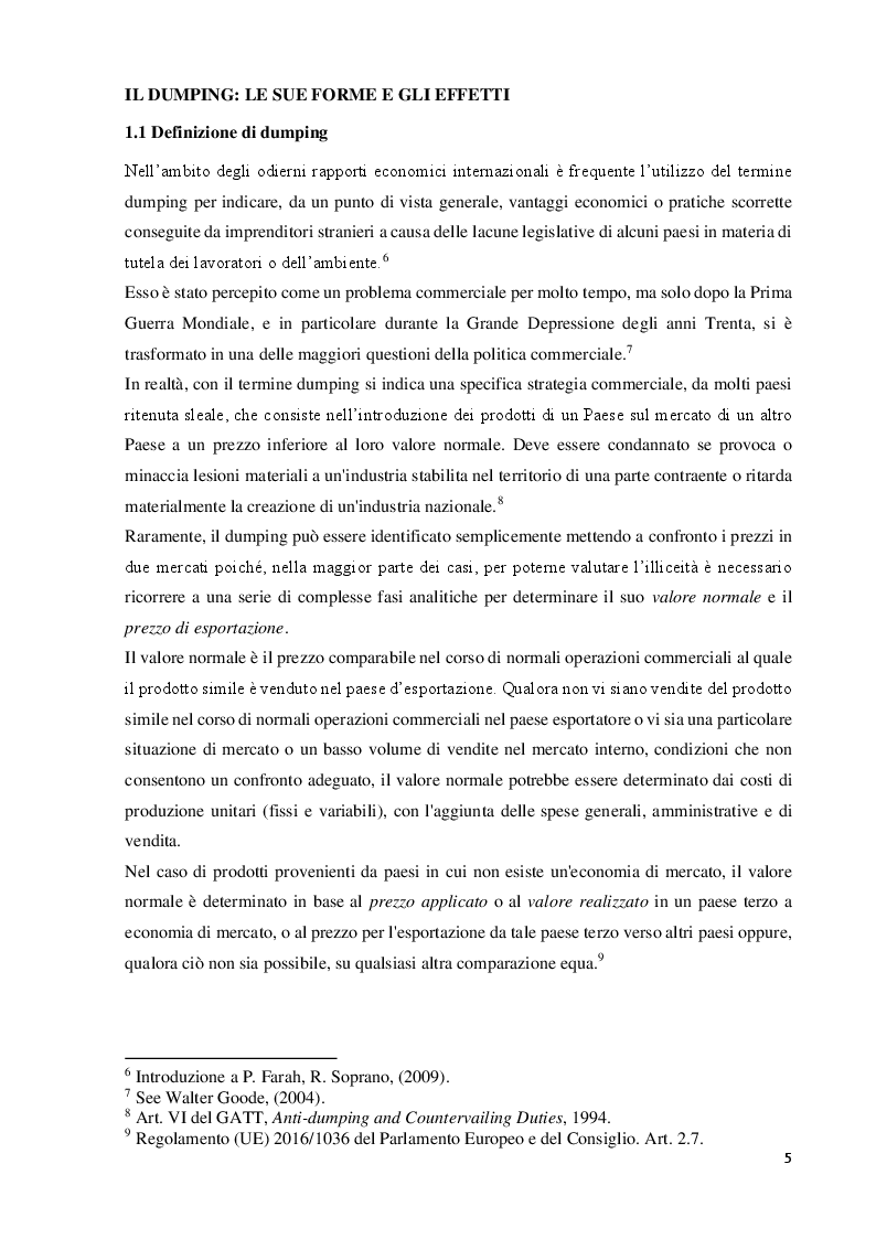 Anteprima della tesi: Le nuove frontiere del dumping nell’economia globale: uno sguardo alla guerra dei dazi Usa-Cina, Pagina 4