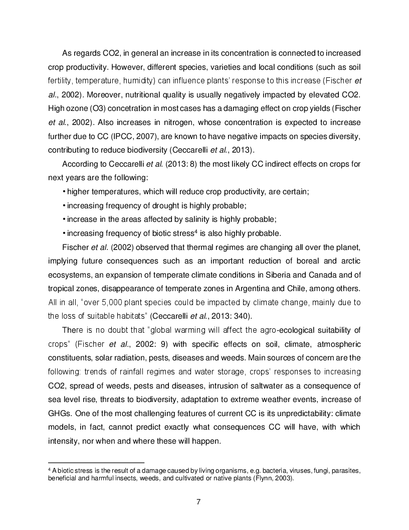 Anteprima della tesi: Participatory Plant Breeding. A method to adapt to climate change in low-input agriculture, Pagina 5