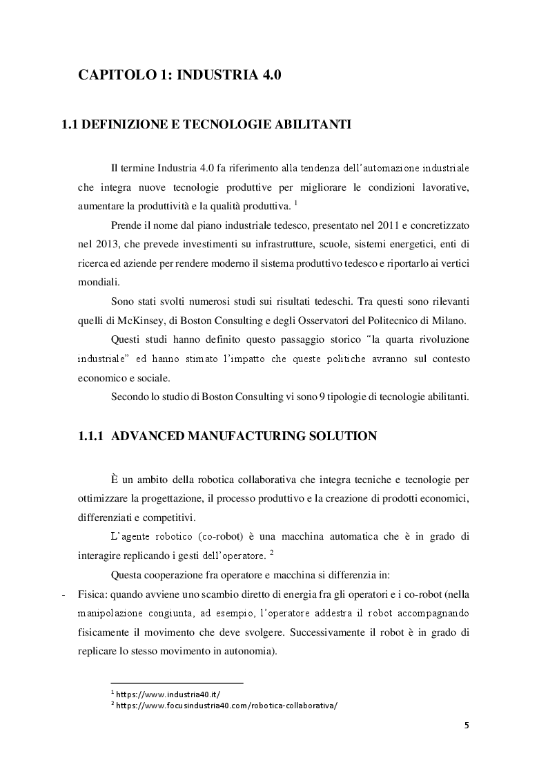 Anteprima della tesi: L’applicazione del Piano Industria 4.0 ai distretti industriali. Il caso del Pastificio di Gragnano, Pagina 3