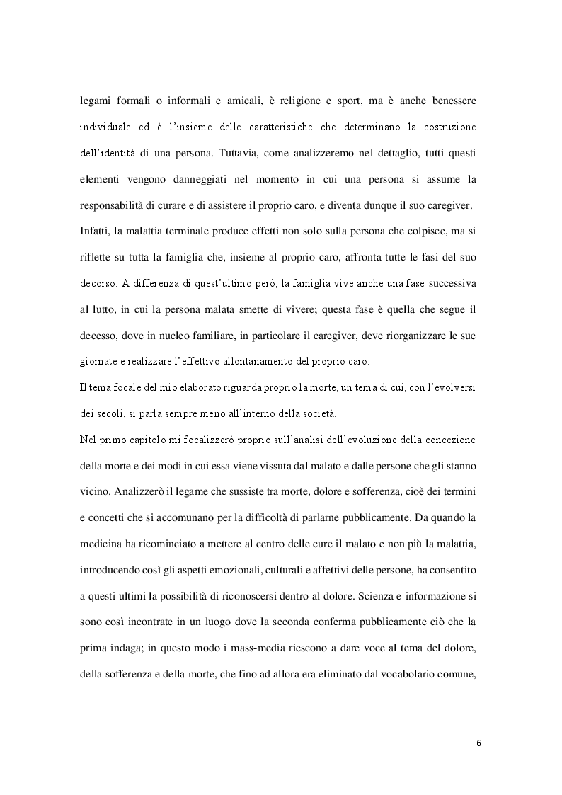 Anteprima della tesi: L'Educatore Professionale in ospedale: accompagnamento alla morte del caregiver nel servizio di cure palliative domiciliari, Pagina 3
