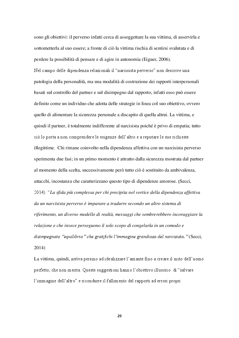 Anteprima della tesi: Love Addiction: La dipendenza dal partner. Ansia, depressione e cyberstalking come possibili conseguenze, Pagina 7