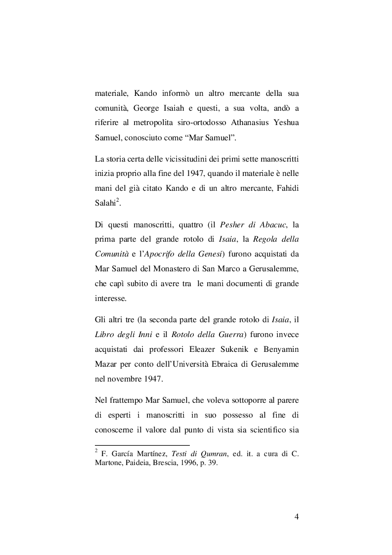 Anteprima della tesi: Il Pesher di Abacuc, Pagina 3