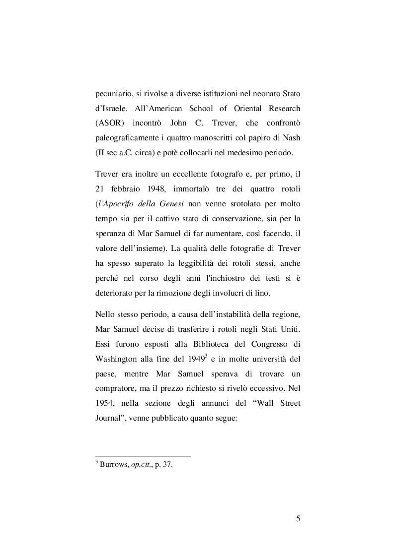 Anteprima della tesi: Il Pesher di Abacuc, Pagina 4