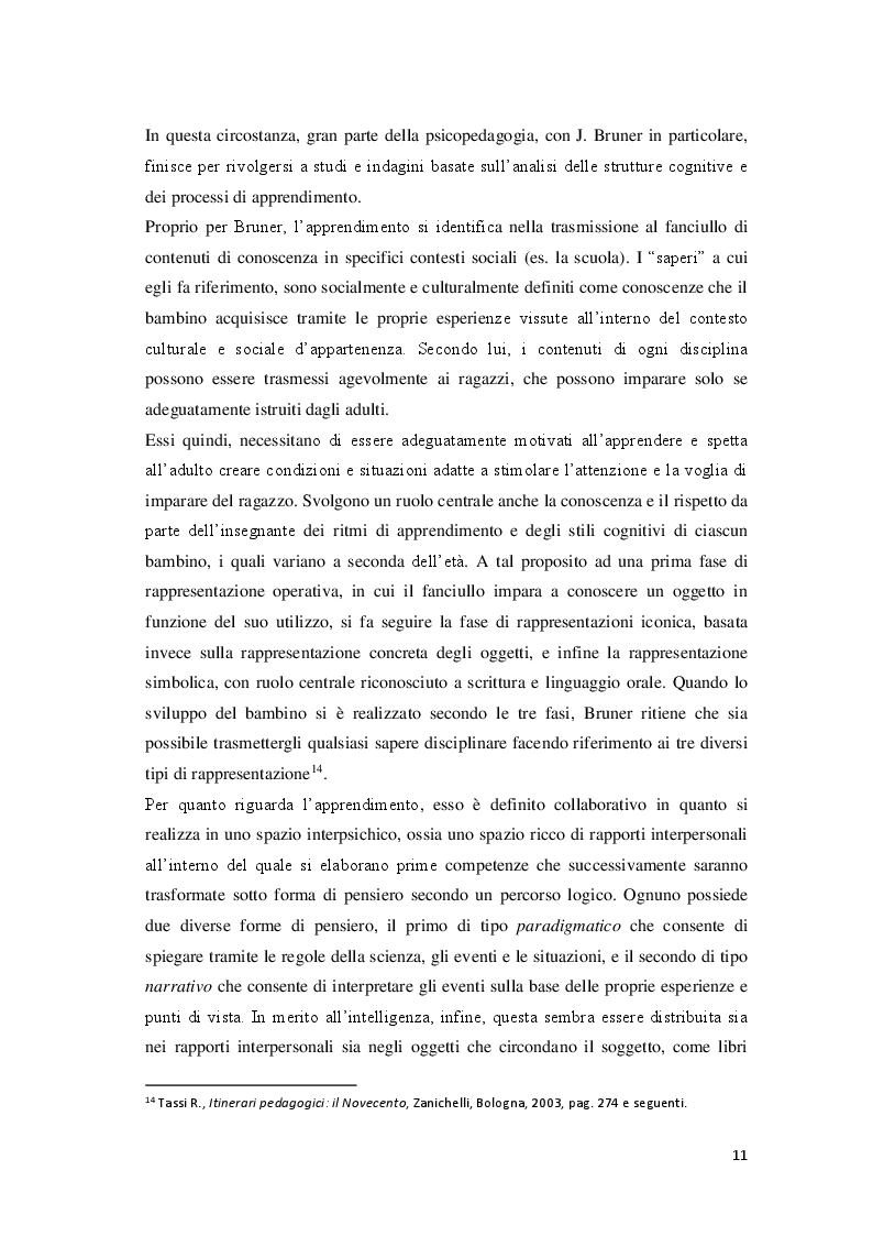 Anteprima della tesi: La progettazione educativa in ludoteca, Pagina 6