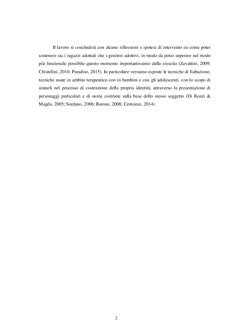Anteprima della tesi: Traumatofilia. La coazione a ripetere il trauma da abbandono negli adolescenti adottati, Pagina 3