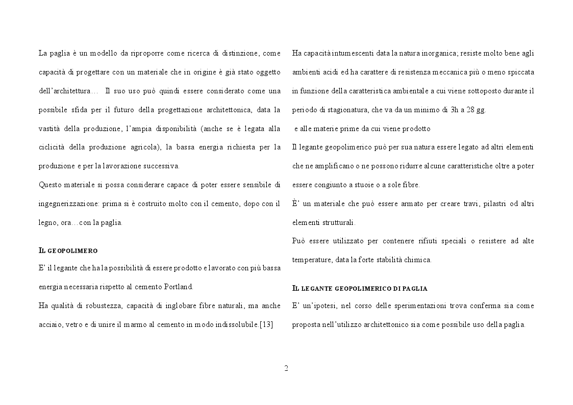 Anteprima della tesi: Geopolimeri dalla paglia, Pagina 4