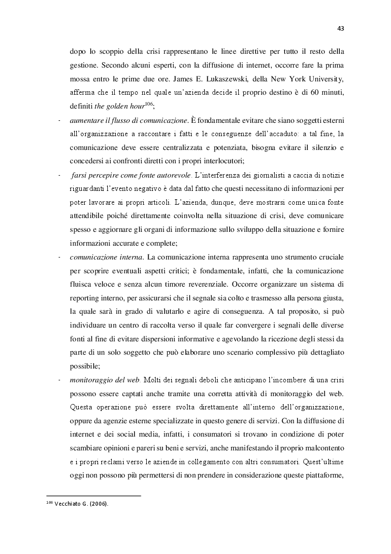 Anteprima della tesi: La comunicazione di crisi. Il caso Facebook, Pagina 9