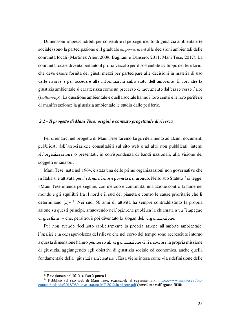 Anteprima della tesi: Verso una misurazione della Giustizia Ambientale. Analisi della costruzione di un indice per monitorare equità ambientale e benessere, Pagina 5