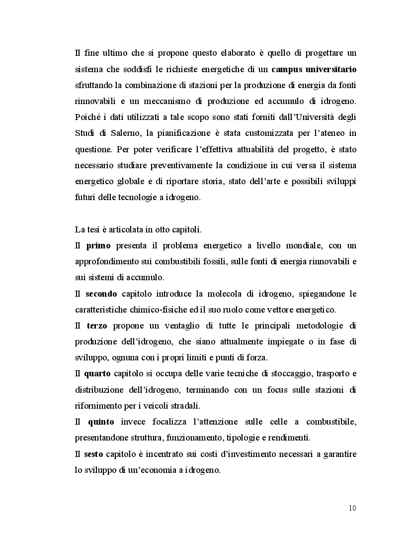 Anteprima della tesi: Idrogeno verde per un campus sostenibile, Pagina 5