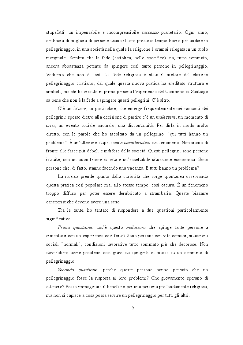 Anteprima della tesi: Il pellegrinaggio, un fenomeno di successo in una società liquida, Pagina 3