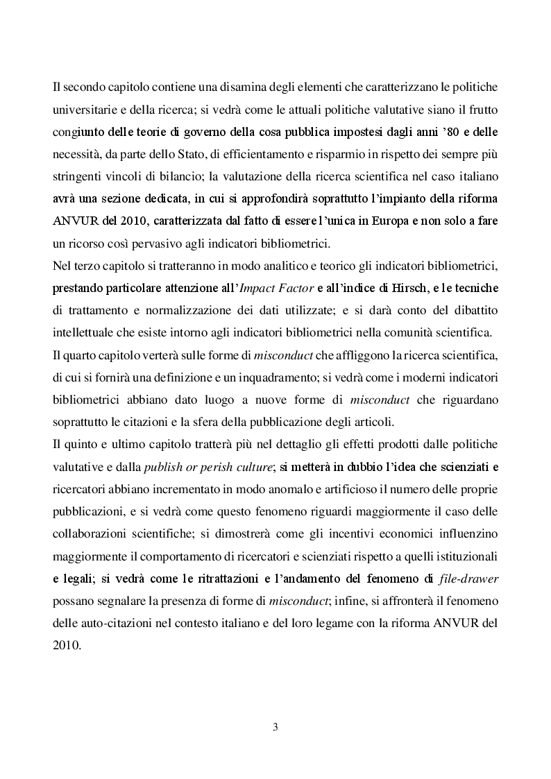 Anteprima della tesi: Gli effetti delle politiche di valutazione della ricerca scientifica, Pagina 4