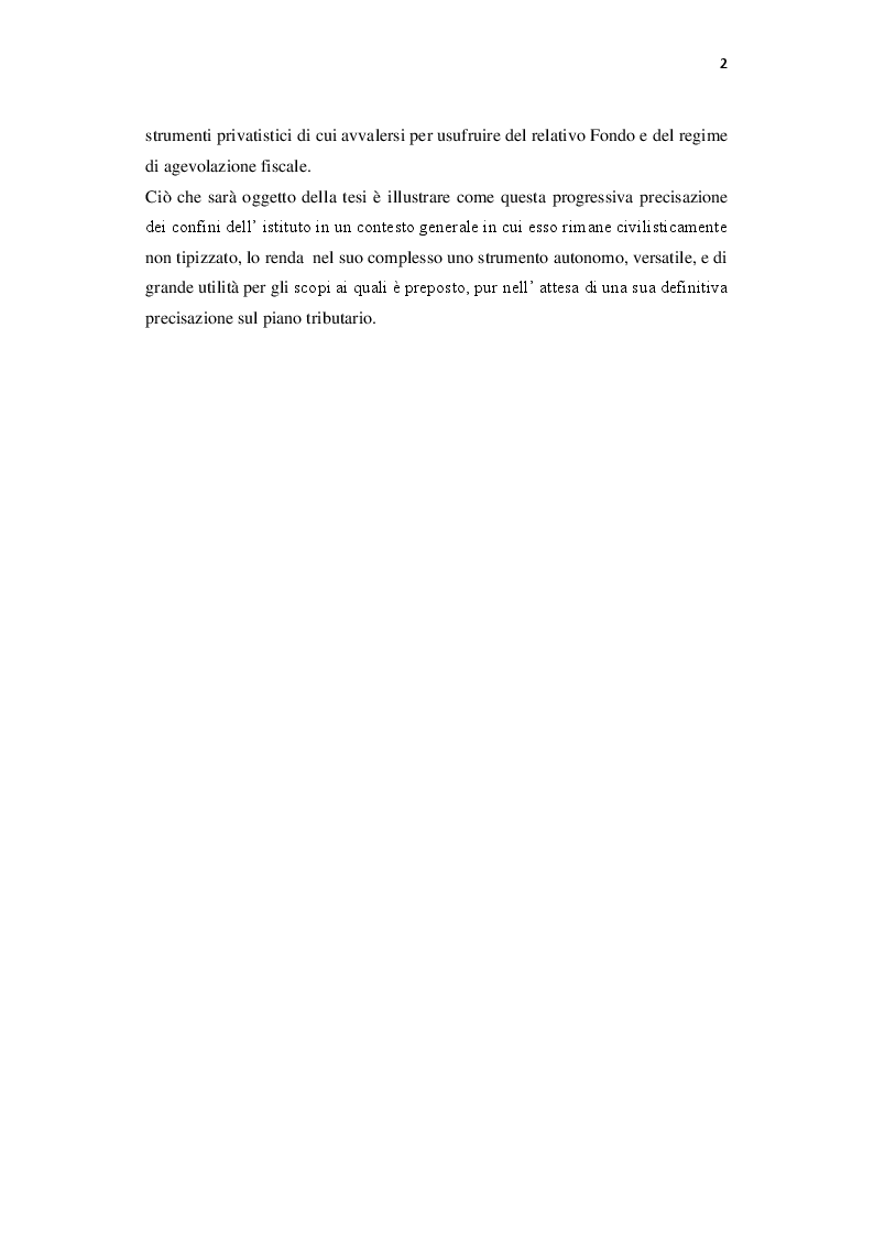 Anteprima della tesi: Trust e regime impositivo, Pagina 3