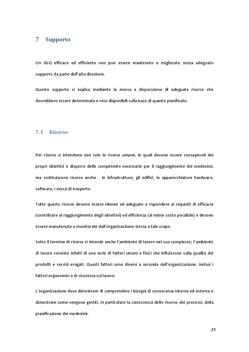 Estratto dalla tesi: Assicurazione della Qualità di Prodotto nell'ambito dei Sistemi di Gestione secondo i requisiti della norma UNI-EN-ISO 9001 e delle pubblicazioni NATO AQAP 2110 in un'azienda operante nel settore Difesa & Spazio